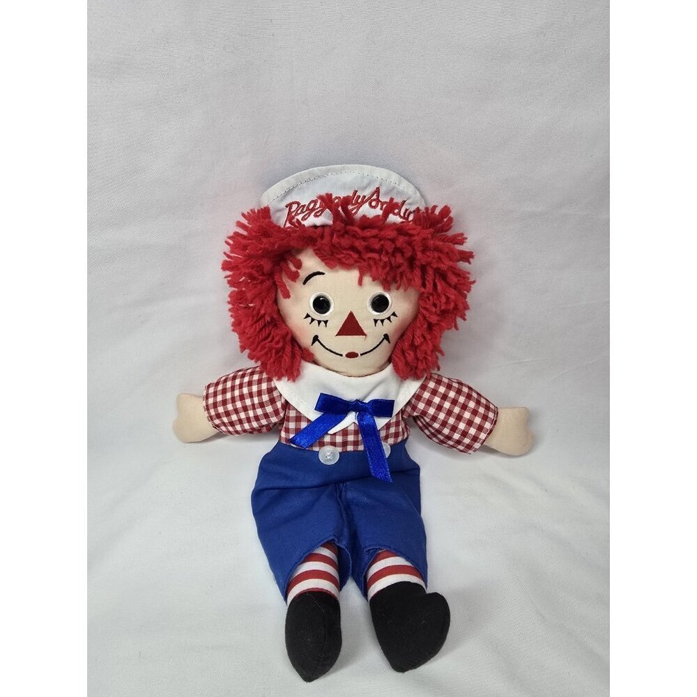 Applause Raggedy Andy 12" Doll Plush Toy Stuffed Animal Vintage